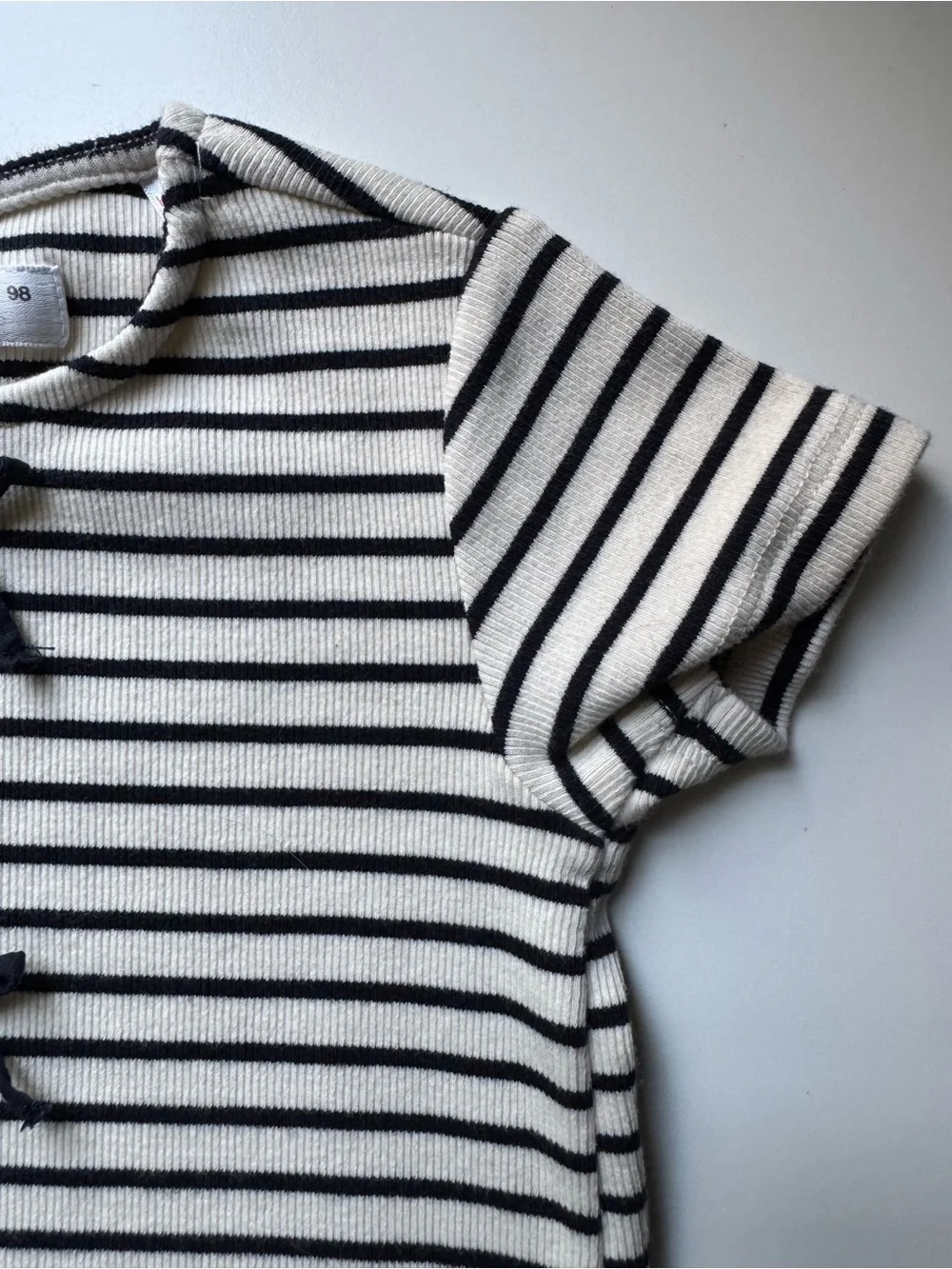 ZARA Kids Striped Short Sleeve Top